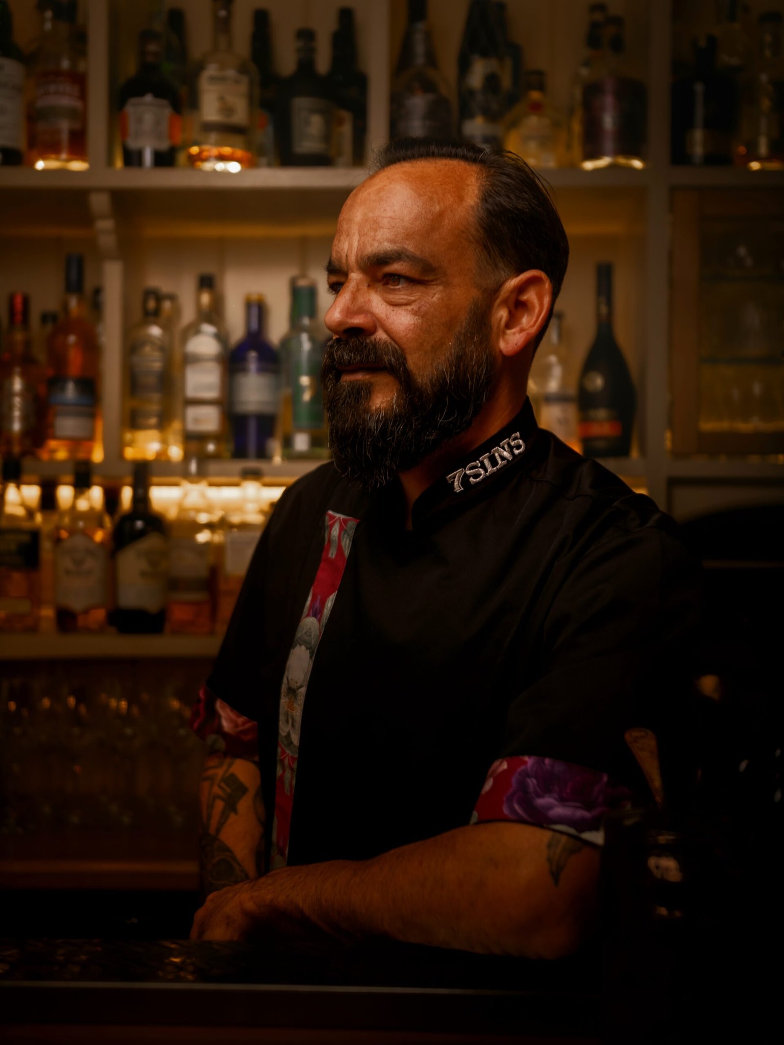 7 Sins bartender Corfu
